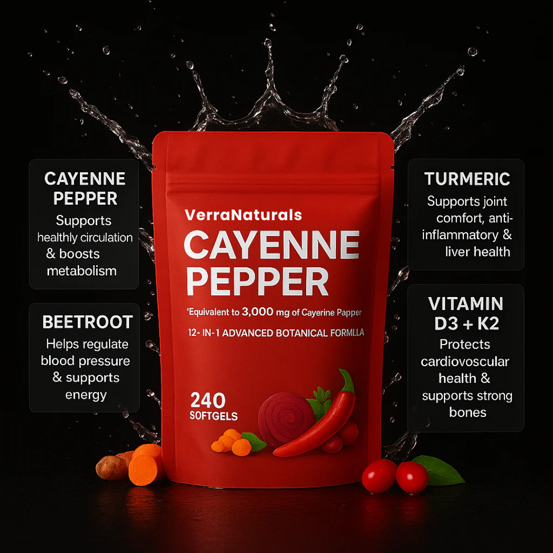 VerraNaturals Cayenne Pepper Softgels