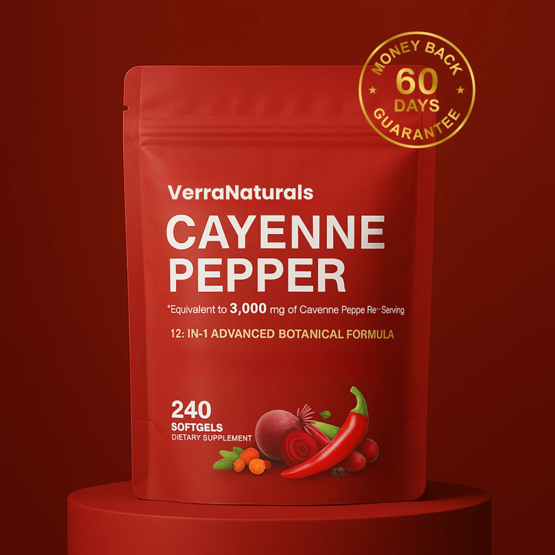 VerraNaturals Cayenne Pepper Softgels