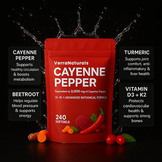 VerraNaturals Cayenne Pepper Softgels