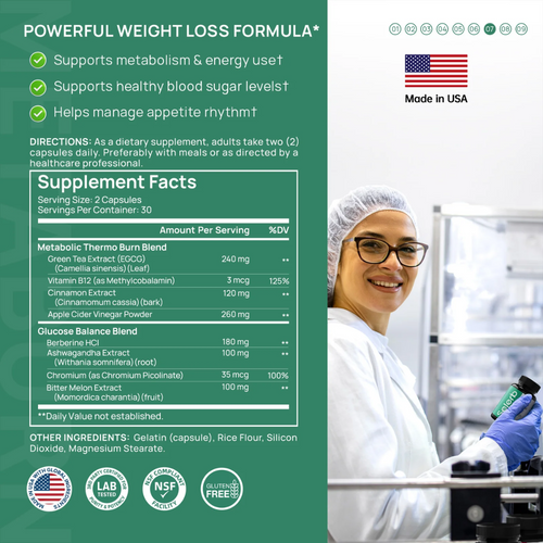 GLP-1 Supplement for Women & Men